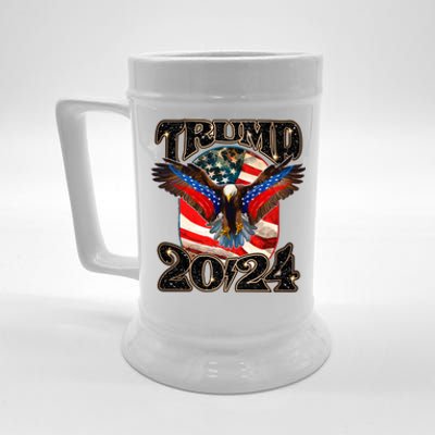 Trump 2024 Vintage American Bald Eagle Beer Stein