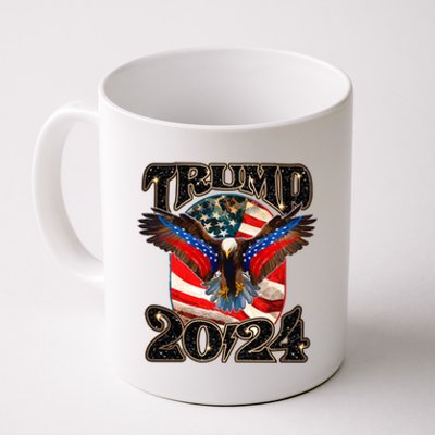 Trump 2024 Vintage American Bald Eagle Coffee Mug