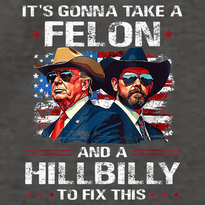 Trump 2024 Vance 2028 Funny Felon Hillbilly Fix Vector Backpack
