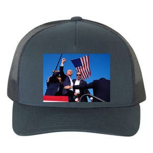 Trump 2024 Wanted Outlaw IM Voting Convicted Felon 2024 Yupoong Adult 5-Panel Trucker Hat