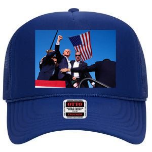 Trump 2024 Wanted Outlaw IM Voting Convicted Felon 2024 High Crown Mesh Back Trucker Hat