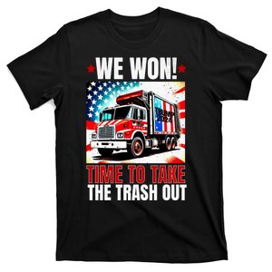 Trump 2024 We Won Wins Victory Inauguration 2025 Garbage T-Shirt