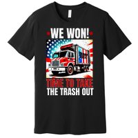 Trump 2024 We Won Wins Victory Inauguration 2025 Garbage Premium T-Shirt