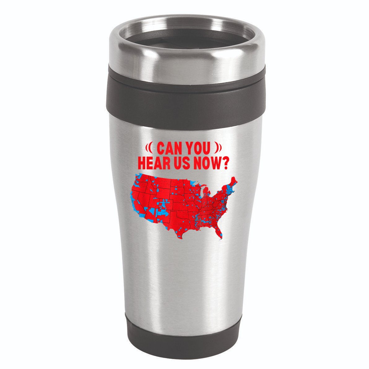 Trump 2024 Winner 312 Electoral Map Can You Hear Us Now 16oz Travel Tumbler