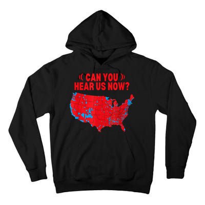 Trump 2024 Winner 312 Electoral Map Can You Hear Us Now Tall Hoodie