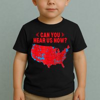Trump 2024 Winner 312 Electoral Map Can You Hear Us Now Toddler T-Shirt