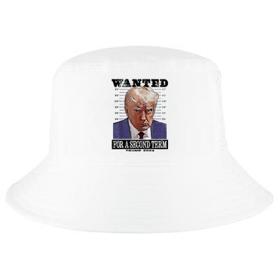 Trump 2024 Wanted For A 2nd Term Cool Comfort Performance Bucket Hat