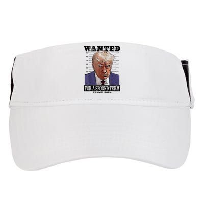 Trump 2024 Wanted For A 2nd Term Adult Drive Performance Visor