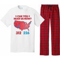 Trump 2024 Winner 312 Electoral Map Can You Hear Us Now Long Sleeve Pajama Set