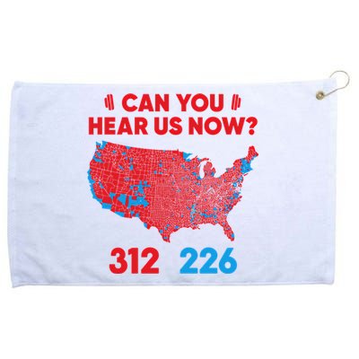 Trump 2024 Winner 312 Electoral Map Can You Hear Us Now Long Sleeve Grommeted Golf Towel