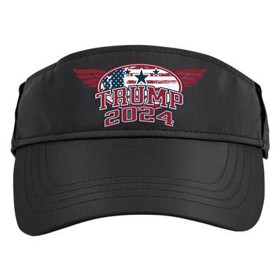 Trump 2024 Winged Logo Adult Drive Performance Visor