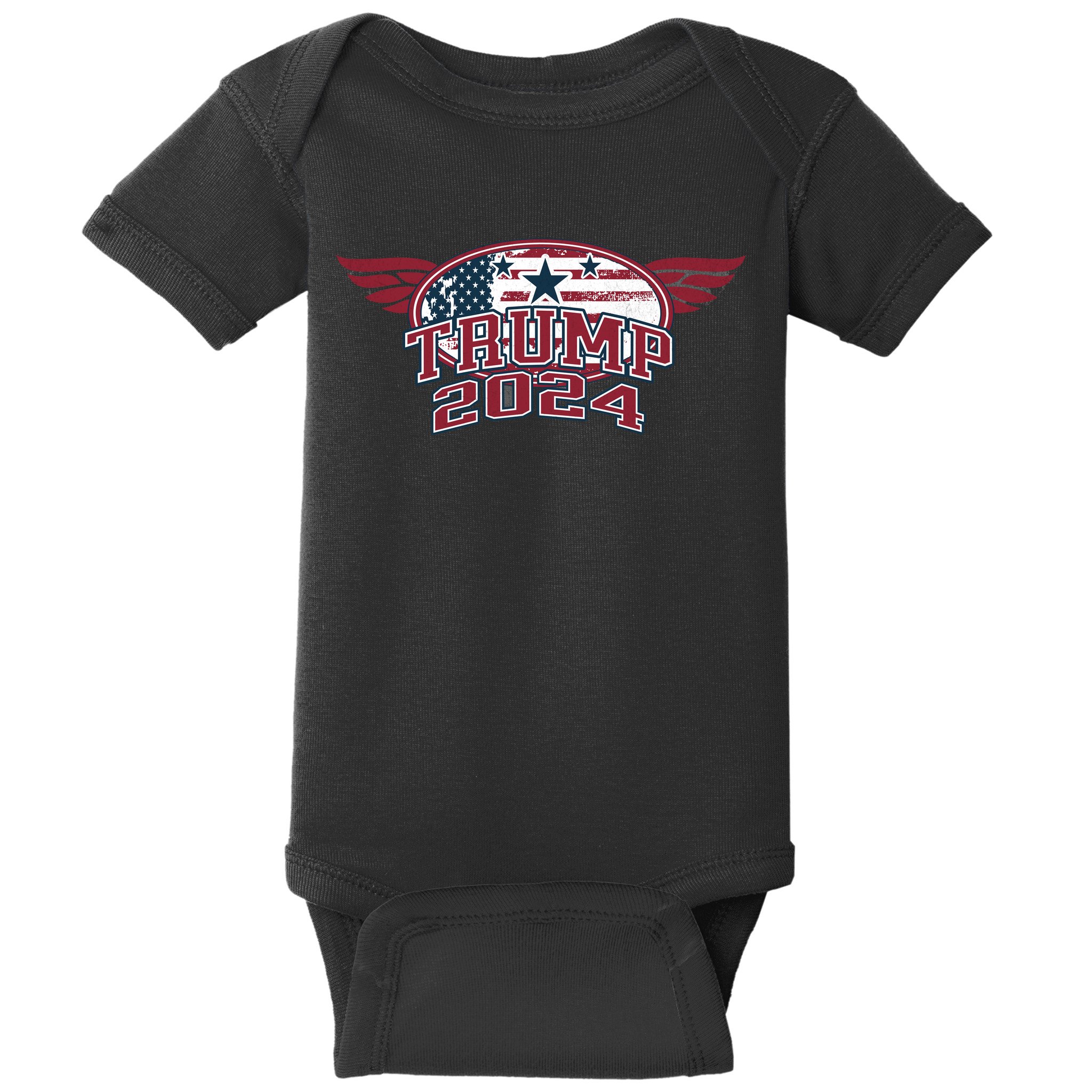 Trump 2024 Winged Logo Baby Bodysuit