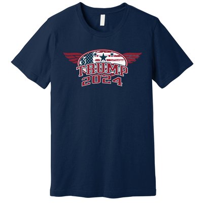 Trump 2024 Winged Logo Premium T-Shirt