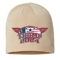 Trump 2024 Winged Logo Sustainable Beanie