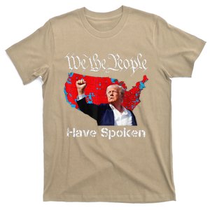 Trump 2024 We The People Have Spoken Map Election Results T-Shirt