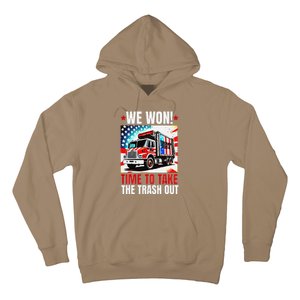 Trump 2024 We Won Wins Victory Inauguration 2025 Garbage Hoodie