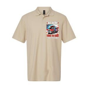 Trump 2024 We Won Wins Victory Inauguration 2025 Garbage Softstyle Adult Sport Polo