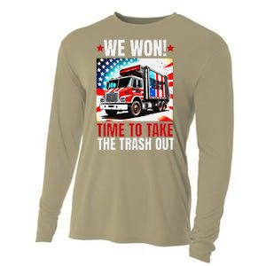 Trump 2024 We Won Wins Victory Inauguration 2025 Garbage Cooling Performance Long Sleeve Crew