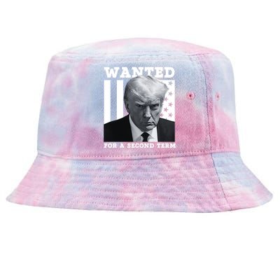 Trump 2024 Wanted For A 2nd Term Tie-Dyed Bucket Hat