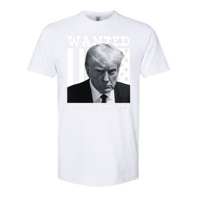 Trump 2024 Wanted For A 2nd Term Softstyle® CVC T-Shirt