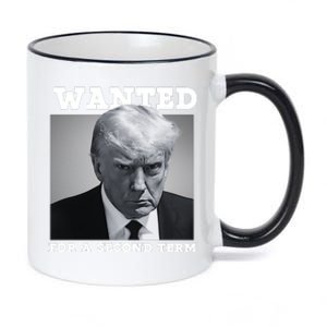 Trump 2024 Wanted For A 2nd Term 11oz Black Color Changing Mug