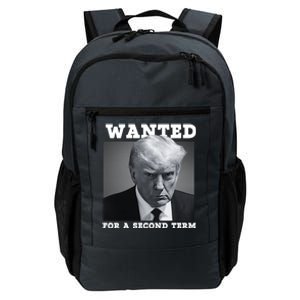 Trump 2024 Wanted For A 2nd Term Daily Commute Backpack