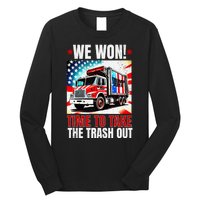 Trump 2024 We Won Wins Victory Inauguration 2025 Garbage Long Sleeve Shirt