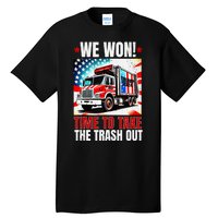 Trump 2024 We Won Wins Victory Inauguration 2025 Garbage Tall T-Shirt