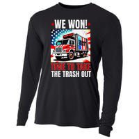 Trump 2024 We Won Wins Victory Inauguration 2025 Garbage Cooling Performance Long Sleeve Crew