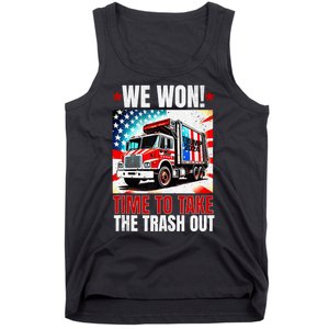 Trump 2024 We Won Wins Victory Inauguration 2025 Garbage Tank Top