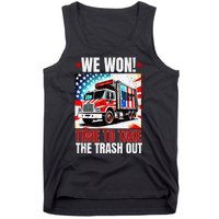 Trump 2024 We Won Wins Victory Inauguration 2025 Garbage Tank Top