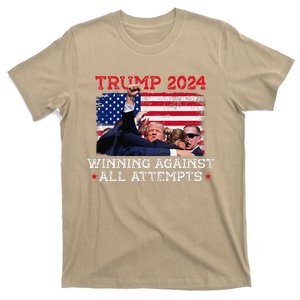 Trump 2024 Winning Against All Attempts 47th President Trump T-Shirt