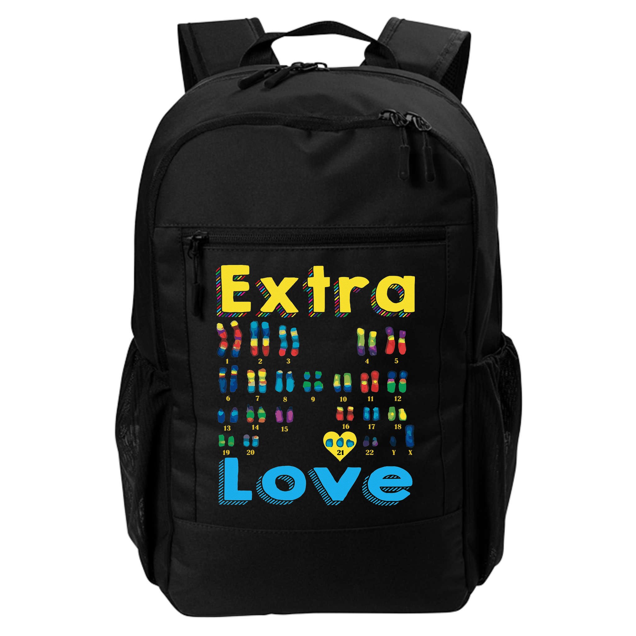 Trisomy 21 XY Extra Chromosome  World Down Syndrome Day Backpack