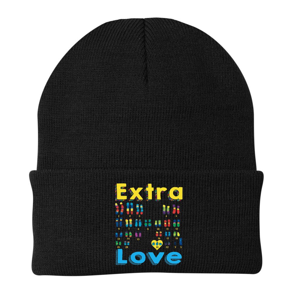 Trisomy 21 XY Extra Chromosome  World Down Syndrome Day Beanie