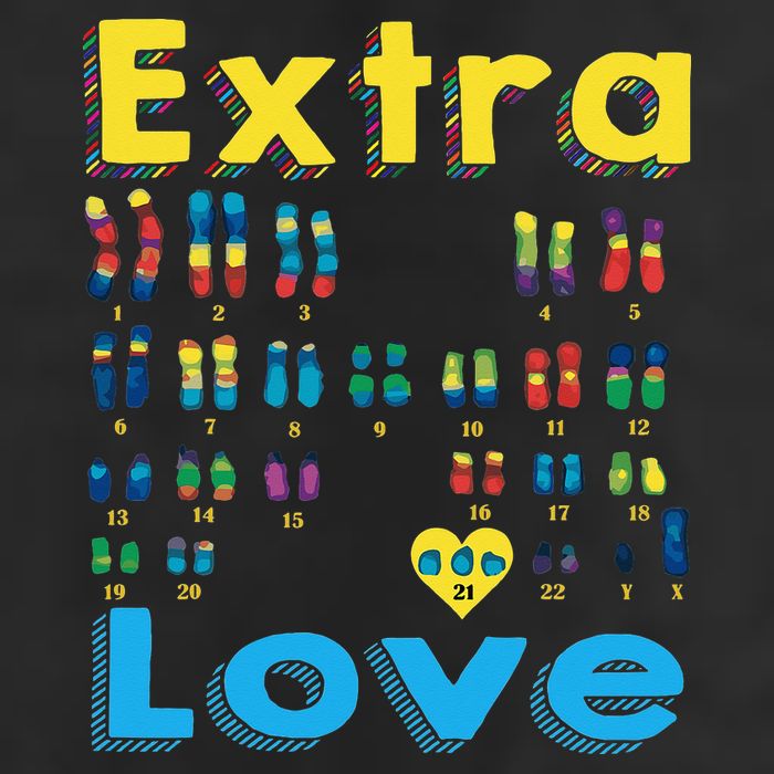 Trisomy 21 XY Extra Chromosome  World Down Syndrome Day Beanie