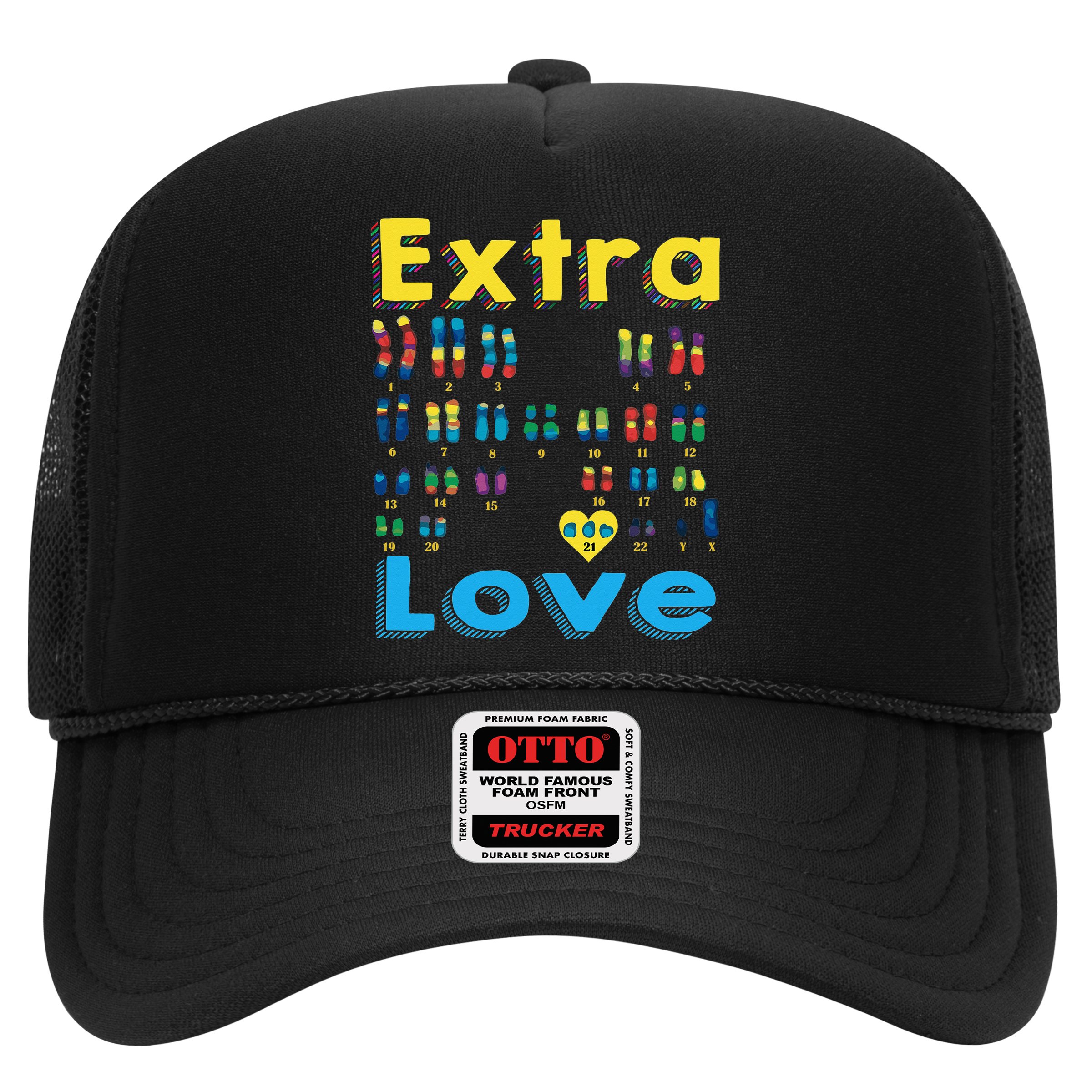 Trisomy 21 XY Extra Chromosome  World Down Syndrome Day Hat