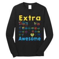 Trisomy 21 XX Extra Chromosome World Down Syndrome Day Long Sleeve Shirt