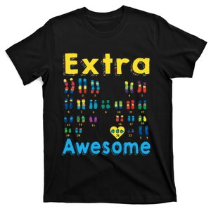 Trisomy 21 XX Extra Chromosome World Down Syndrome Day T-Shirt