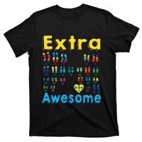 Trisomy 21 XX Extra Chromosome World Down Syndrome Day T-Shirt