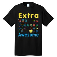 Trisomy 21 XX Extra Chromosome World Down Syndrome Day Tall T-Shirt