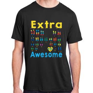 Trisomy 21 XX Extra Chromosome World Down Syndrome Day Adult ChromaSoft Performance T-Shirt