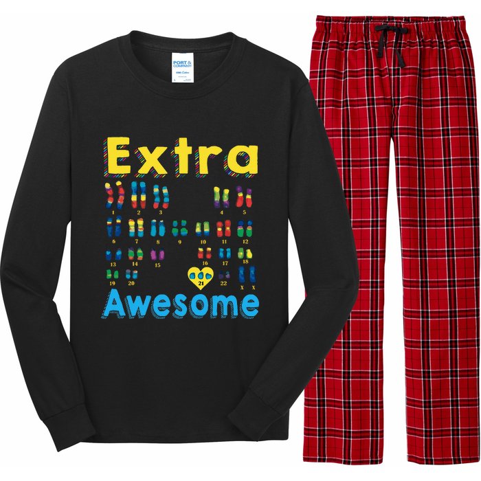 Trisomy 21 XX Extra Chromosome World Down Syndrome Day Long Sleeve Pajama Set