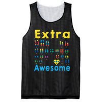 Trisomy 21 XX Extra Chromosome World Down Syndrome Day Mesh Reversible Basketball Jersey Tank