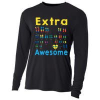 Trisomy 21 XX Extra Chromosome World Down Syndrome Day Cooling Performance Long Sleeve Crew