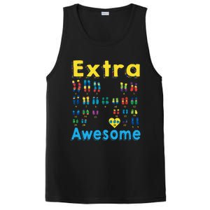 Trisomy 21 XX Extra Chromosome World Down Syndrome Day PosiCharge Competitor Tank