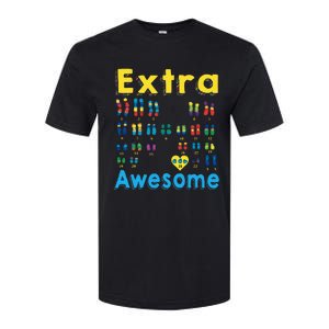 Trisomy 21 XX Extra Chromosome World Down Syndrome Day Softstyle CVC T-Shirt