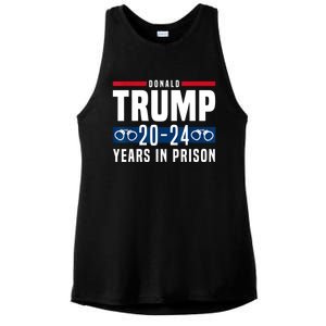 Trump 20,24 Years In Prison, Democrats Liberals Ladies PosiCharge Tri-Blend Wicking Tank