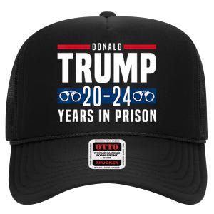 Trump 20,24 Years In Prison, Democrats Liberals High Crown Mesh Back Trucker Hat