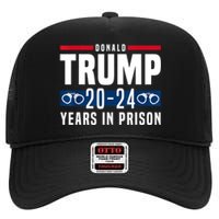 Trump 20,24 Years In Prison, Democrats Liberals High Crown Mesh Back Trucker Hat