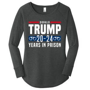 Trump 20,24 Years In Prison, Democrats Liberals Women's Perfect Tri Tunic Long Sleeve Shirt